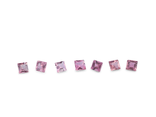 [TUKQ015] Pink Tourmaline 1.50mm Carre Cut