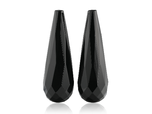 [XBRIF-3010] Onyx Briolette 30x10mm Pair 