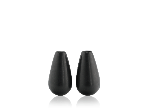 [XBRIM-1508] Onyx Drop Matte 15x8mm Pair 