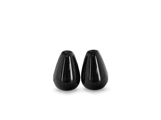 [XBRIP-1208] Onyx Drop Polished 12x8mm Pair 