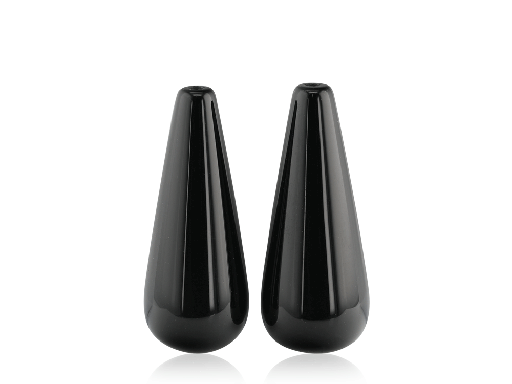 [XBRIP-2510] Onyx Drop Polished 25x10mm Pair 