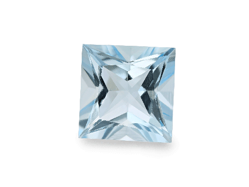 [QX30031] Aquamarine 10mm Princess Cut