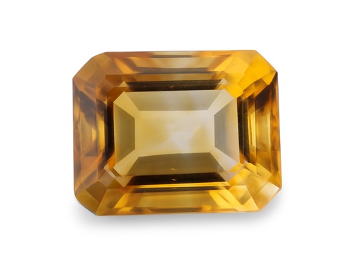 [CX3018] Citrine 12.3x9.7x6.7mm Emerald Cut Deep Cut