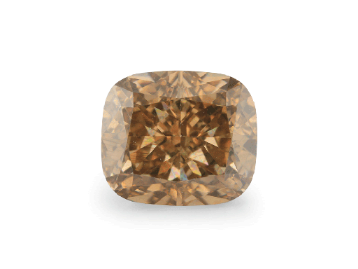 [DIAX3285] Diamond 6.8x5.9mm Cushion Cognac