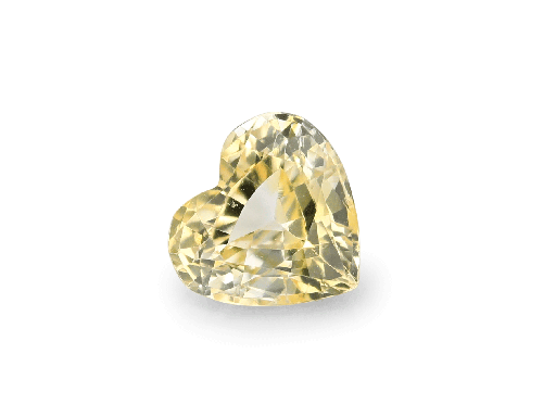 [SYX3109] Yellow Sapphire 5x4.65mm Heart Shape