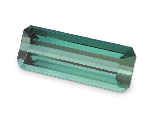 [TUX3246] Blue Green Tourmaline 23.5x8.8mm Fancy Emerald Cut