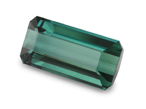 [TUX3247] Green Blue Tourmaline 20.7x10.4mm Fancy Emerald Cut