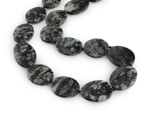 [BEADX10141] Astrophyllite Irregular Polished Flat Disc Strand