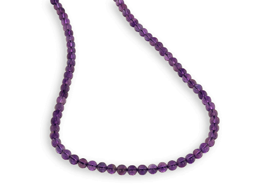 [BEADJ3073] Amethyst 6.00mm Polished Round Strand