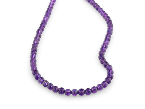 [BEADJ3101] Amethyst 6.00mm Round Polished Strand