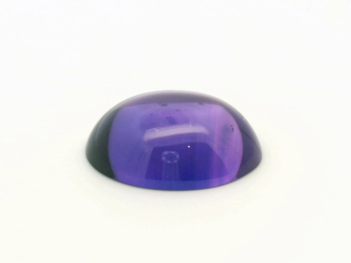 [AMCJ20075] Synthetic Sapphire 24x18mm Oval Cabochon German Cut Purple