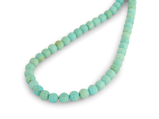 [BEADJ3092] Turquoise Number Eight 8.00mm Round