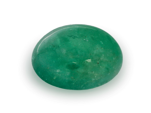 [EX30039] Emerald 13.2x10.9mm Oval Cabochon 