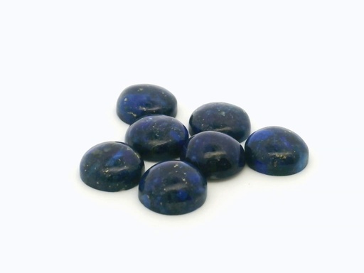 [LLJ10078] Lapis Lazuli Reconstituted 7.00mm Round Cabochon