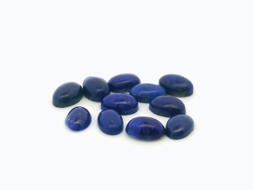 [LLJ10081] Lapis Lazuli Reconstituted 6x4mm Oval Cabochon 