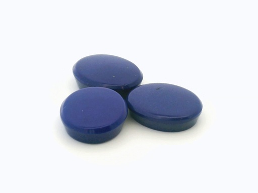 [LLJ20035] Lapis Lazuli Reconstituted 12x10mm Oval Buff Top