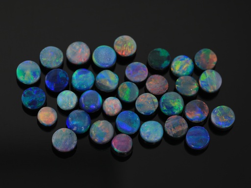 [NJ20004] Opal Doublet 3.00mm +/- Round