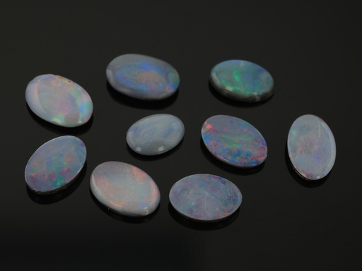 [NJ20027] Opal Doublet 6x4mm +/-Oval