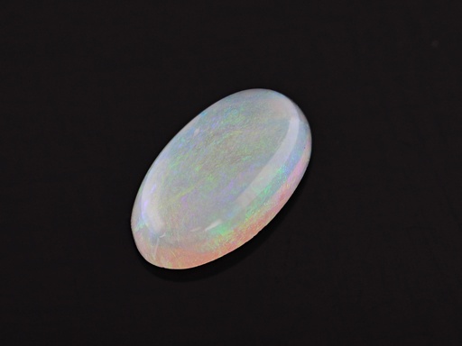 [NX3222] Solid White Opal 8.5x4.8mm Oval