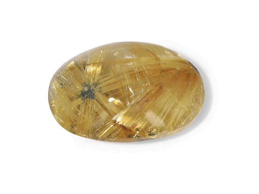 [QZX3177] Quartz w Rutile 26x19mm Oval Cabochon 