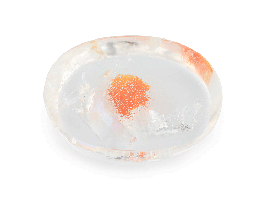 [QZX3233] Hematoid Quartz 31x25mm Oval 