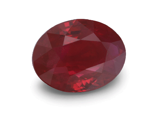 [RX3125] Burmese Ruby 9.53x7.28mm Oval