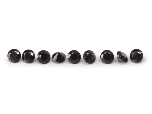 [SPBSR015] Black Spinel 1.50mm Round Signity