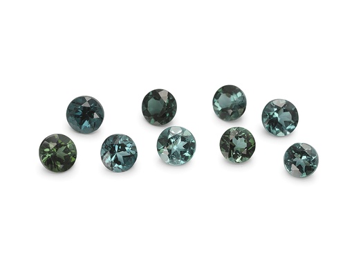 [TUBR02] Blue Green Tourmaline 2.00mm Round