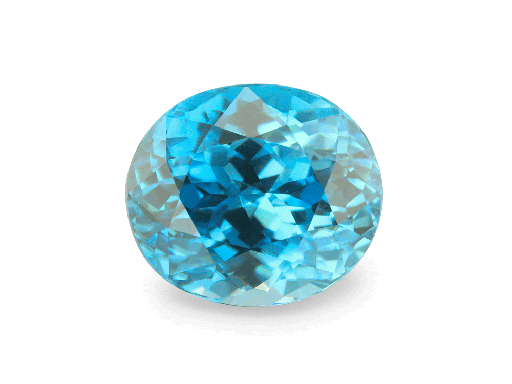 [ZIRCX3063] Zircon 9.6x8.3mm Oval Blue