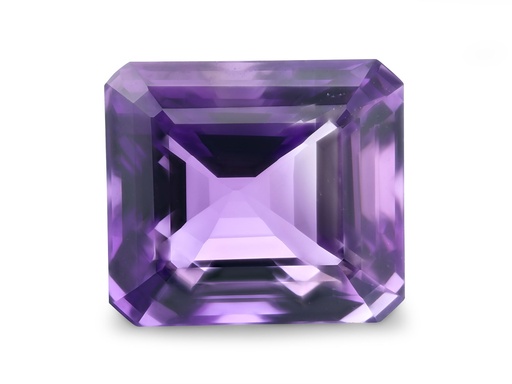 [AX3031] Amethyst 14.3x13.2mm Emerald Cut Dark